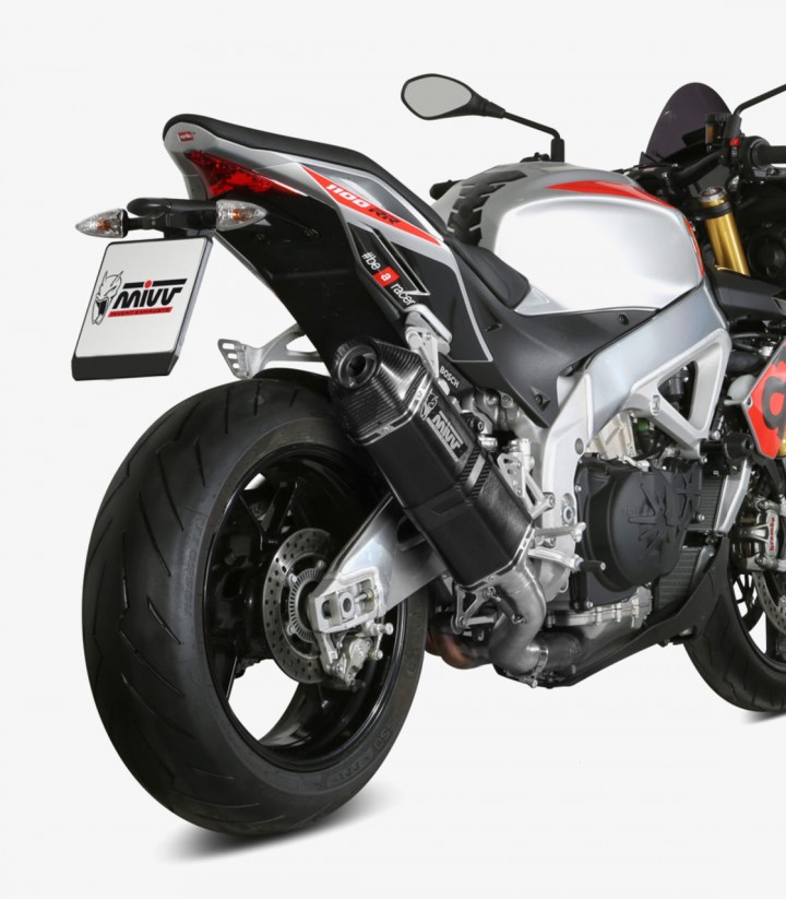 Escape MIVV Speed Edge Negro para Aprilia Tuono V4 1100 (18-20) A.012.LRB