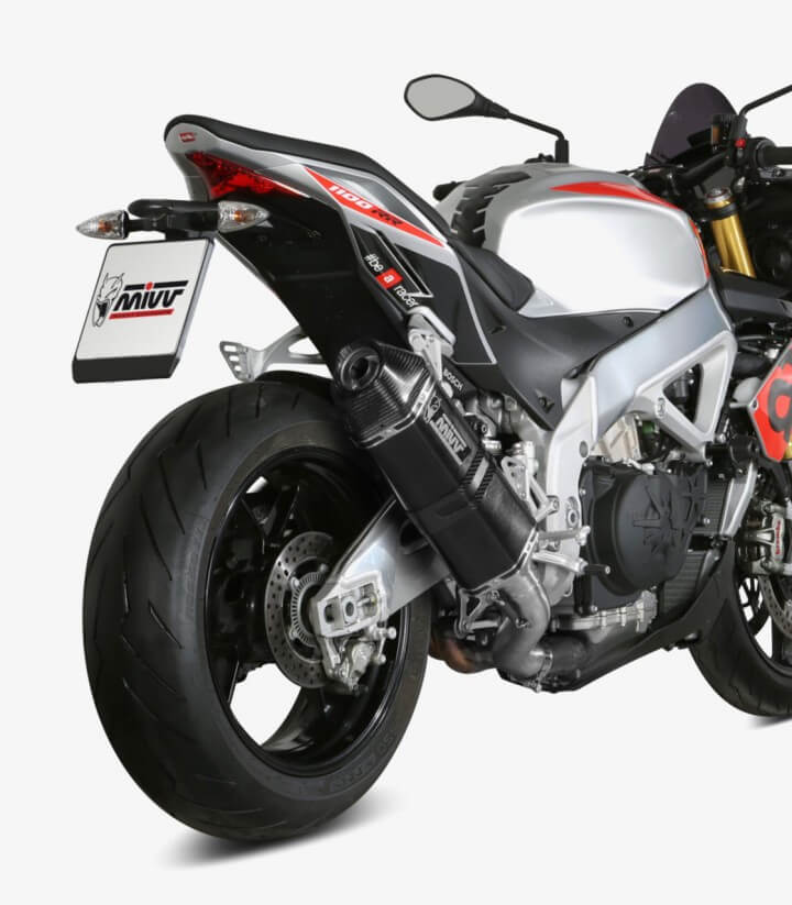 Escape MIVV Speed Edge Negro para Aprilia Tuono V4 1100 (18-20) A.012.LRB