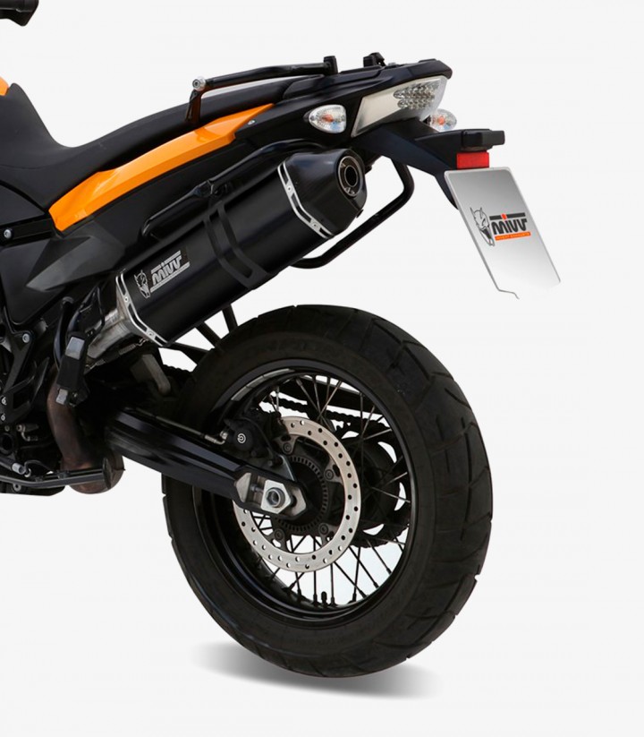 MIVV Speed Edge Exhaust Black for BMW C 650 GT / F 650 / 800 GS (08-17) B.007.LRB