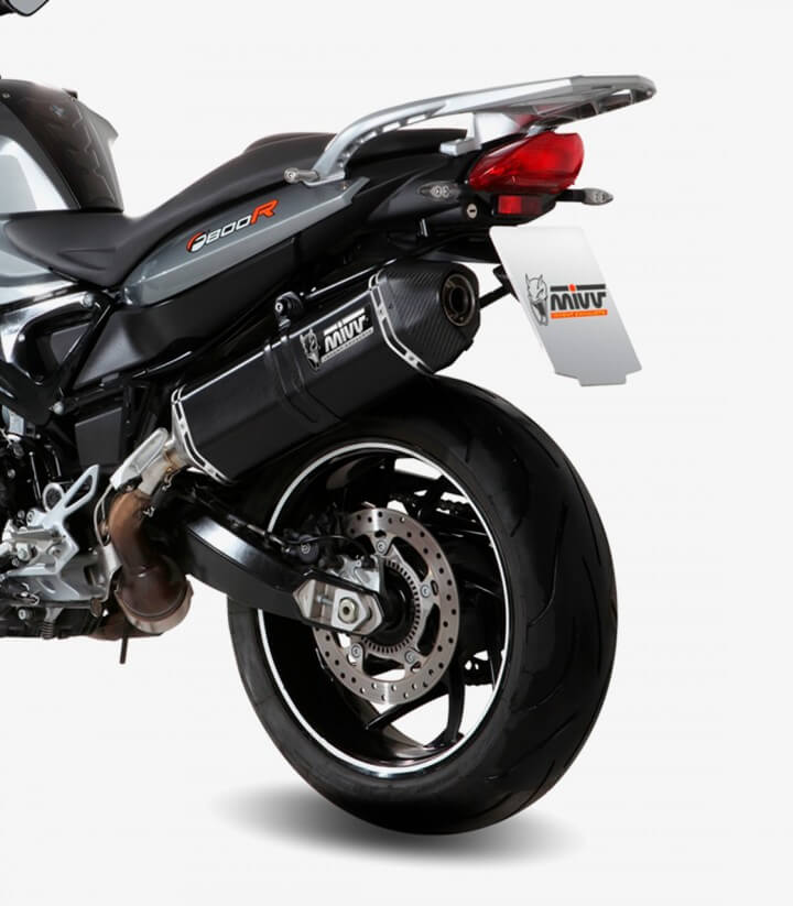 MIVV Speed Edge Auspuff Schwarz für BMW F 800 GT/R (09-20) B.008.LRB