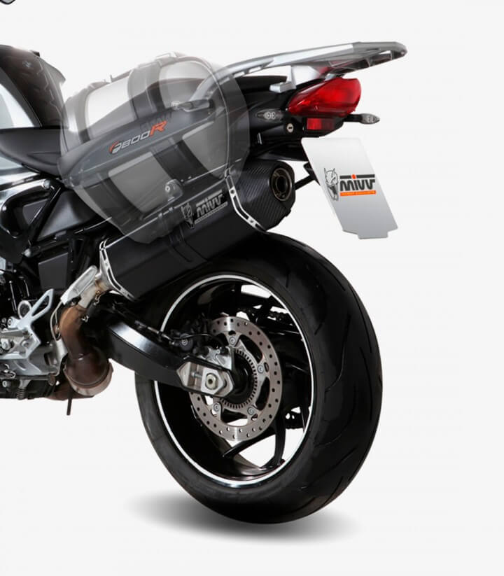 Escape MIVV Speed Edge Negro para BMW F 800 R / GT (09-20) B.008.LRB