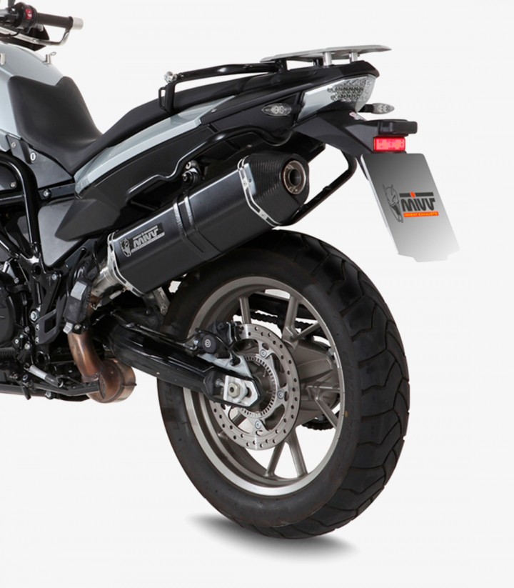 MIVV Speed Edge Exhaust Black for BMW F 700 GS (12-17) B.014.LRB