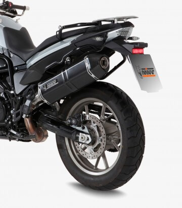 MIVV Speed Edge Auspuff Schwarz für BMW F 700 GS (12-17) B.014.LRB