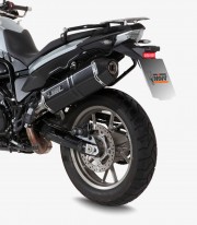 MIVV Speed Edge Exhaust Black for BMW F 700 GS (12-17) B.014.LRB