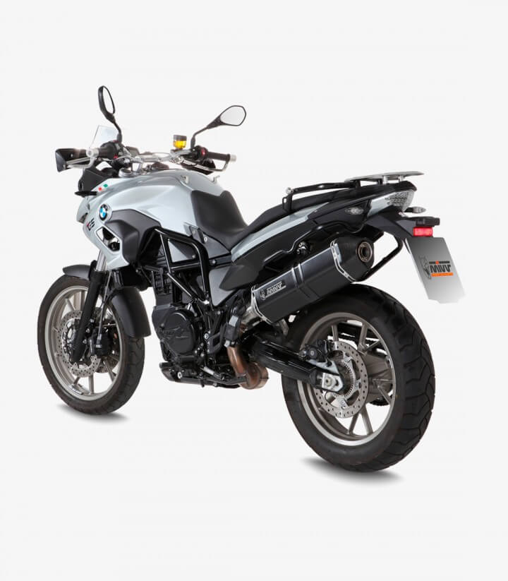 MIVV Speed Edge Auspuff Schwarz für BMW F 700 GS (12-17) B.014.LRB