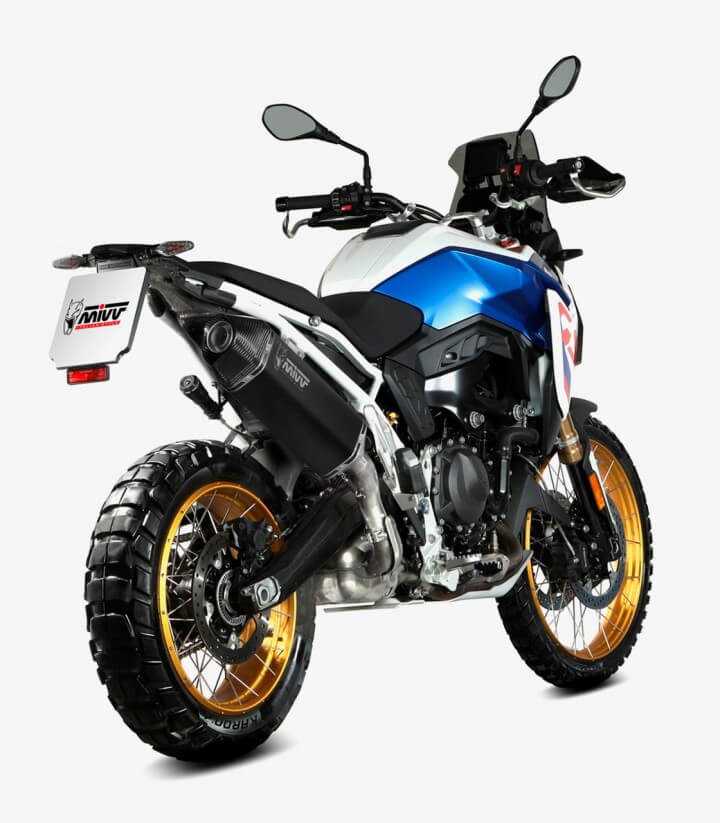 MIVV Speed Edge Auspuff Schwarz für BMW F 900 GS (24-26) B.043.LRB