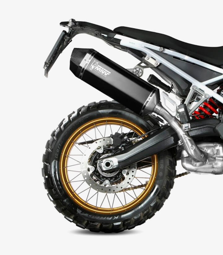 MIVV Speed Edge Exhaust Black for BMW F 900 GS (24-25) B.043.LRB