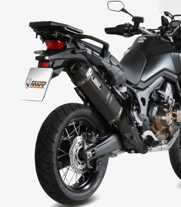 Escape MIVV Speed Edge Negro para Honda CRF 1000 L Africa Twin (16-19) H.059.LRB