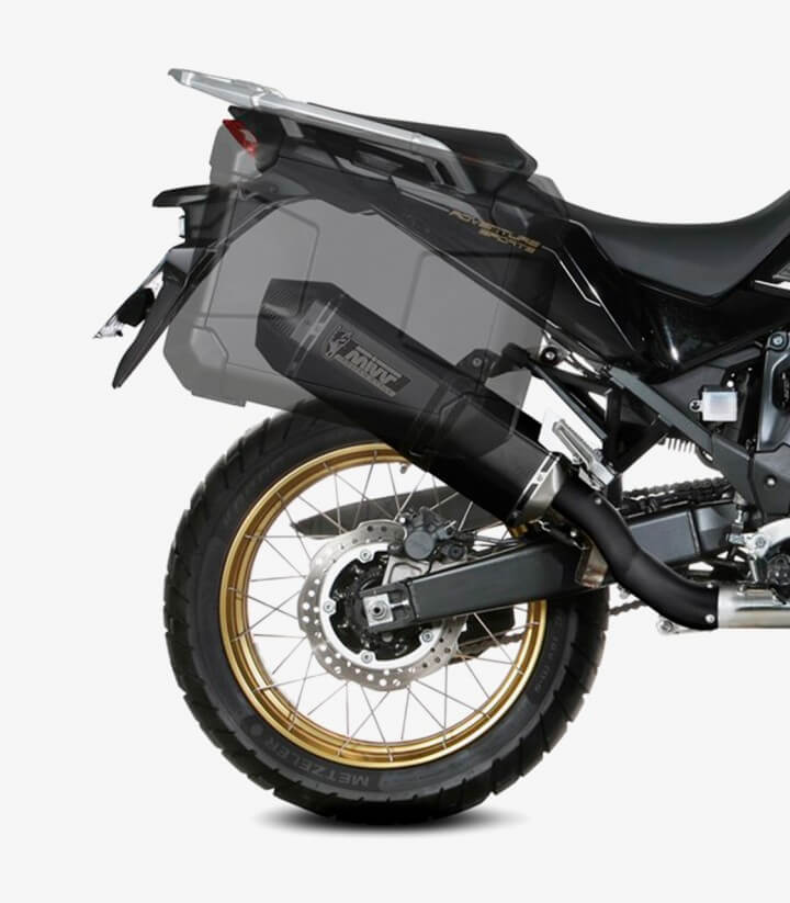 MIVV Speed Edge Exhaust Black for Honda CRF 1100L Africa Twin / DCT (20-25) H.079.LRB