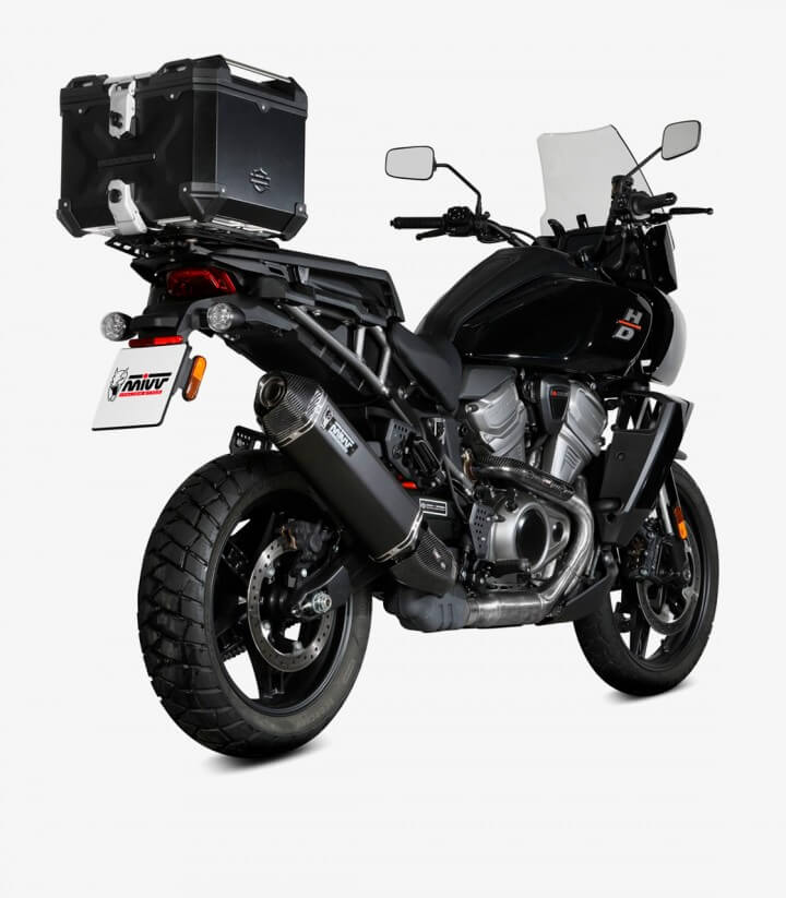 MIVV Speed Edge Auspuff Schwarz für Harley-Davidson Pan America (21-24) HD.003.LRB