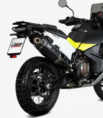MIVV Speed Edge Auspuff Schwarz für Husqvarna Norden 901 (22-26) HU.002.LRB