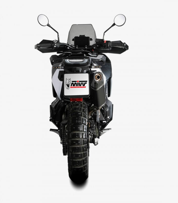 MIVV Speed Edge Auspuff Schwarz für Husqvarna Norden 901 (22-26) HU.002.LRB