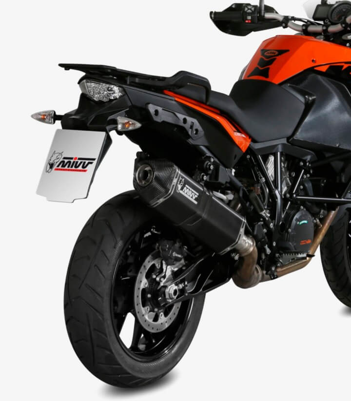Escape MIVV Speed Edge Negro para KTM 1050 / 1090 / 1190 / 1290 Adventure / 1290 Super Adventure S/R (13-20) KT.017.LRB
