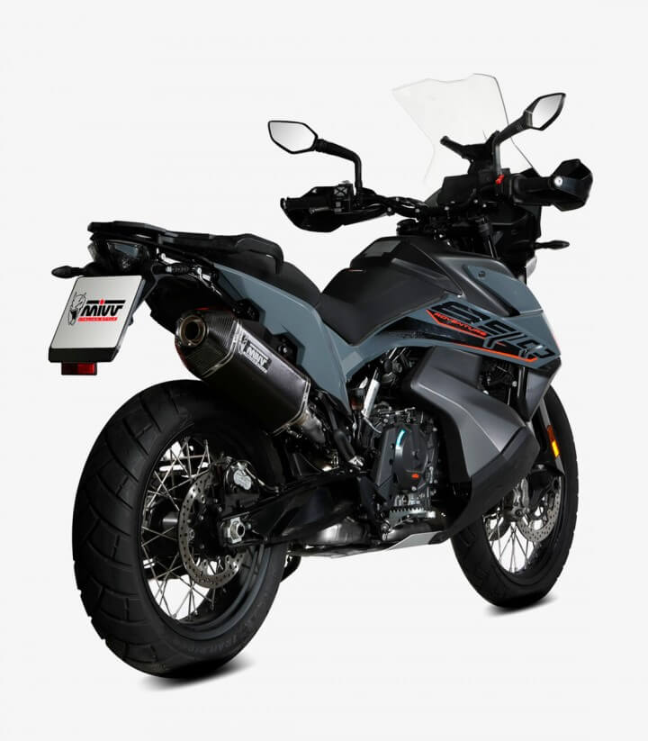 MIVV Speed Edge Exhaust Black for KTM 790 / 890 Adventure R/S / 890 SMT (19-25) KT.021.LRB