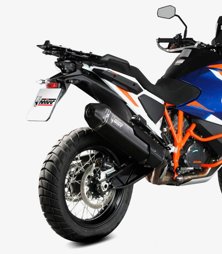 MIVV Speed Edge Auspuff Schwarz für KTM 1290 Super Adventure (21-24) KT.027.LRB