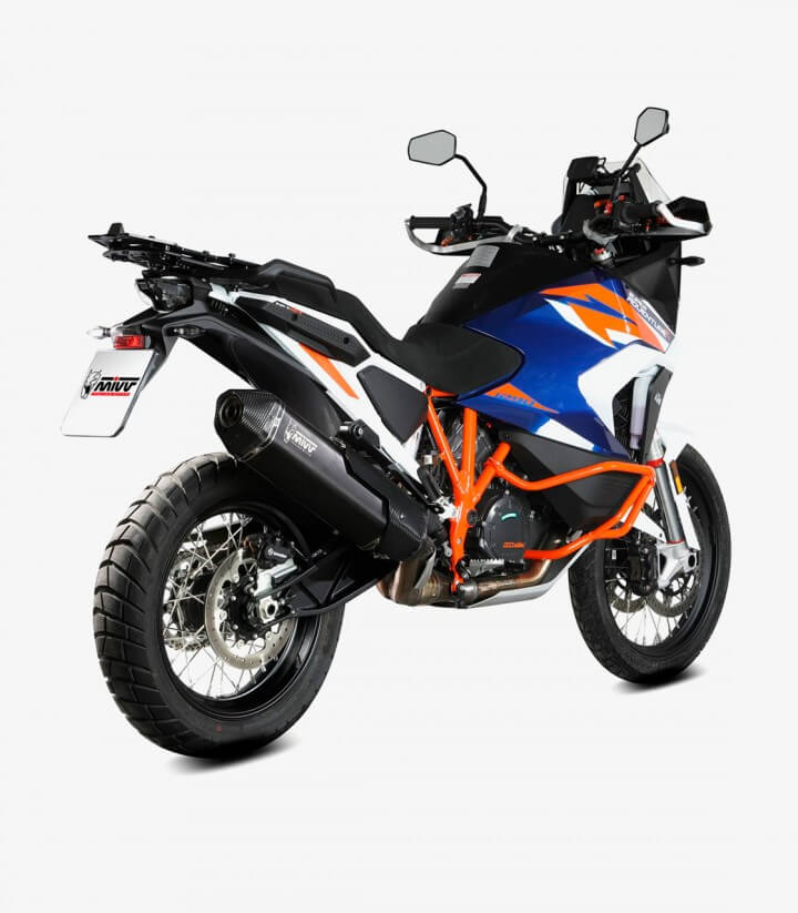 MIVV Speed Edge Auspuff Schwarz für KTM 1290 Super Adventure (21-24) KT.027.LRB