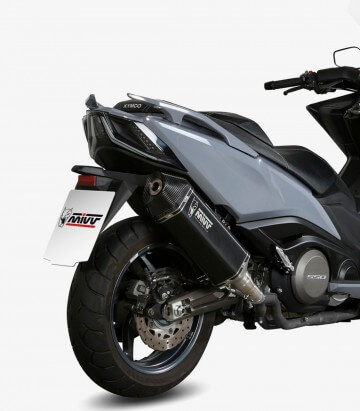 MIVV Speed Edge Auspuff Schwarz für Kymco AK 550 (17-20) O.008.LRB