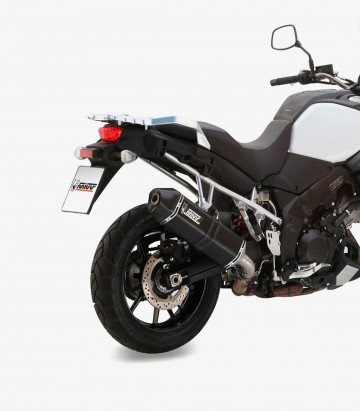 MIVV Speed Edge Exhaust Black for Suzuki V-Strom 1000 / 1050 / XT (14-25) S.042.LRB