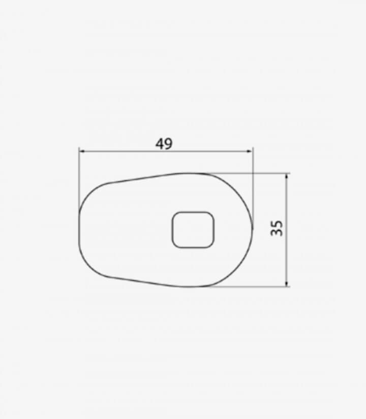 Puig Blinkerhalter zur Montage an der Verkleidung für Yamaha und Kawasaki Motorräder 3959N