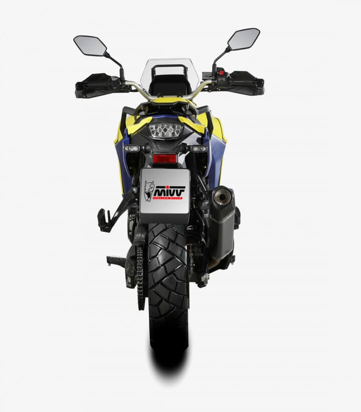 MIVV Speed Edge Exhaust Black for Suzuki V-Strom 800 DE/SE (23-25) S.061.LRB