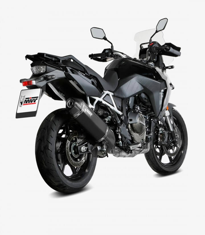MIVV Speed Edge Exhaust Black for Suzuki V-Strom 800 DE/SE (23-25) S.061.LRB