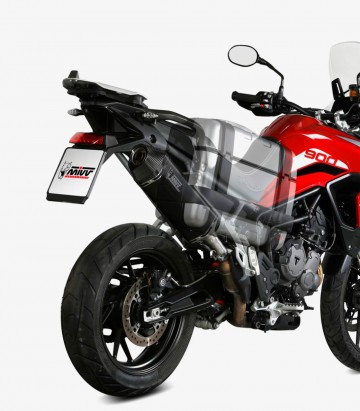MIVV Speed Edge Auspuff Schwarz für Triumph Tiger 900 (21-25) T.018.LRB