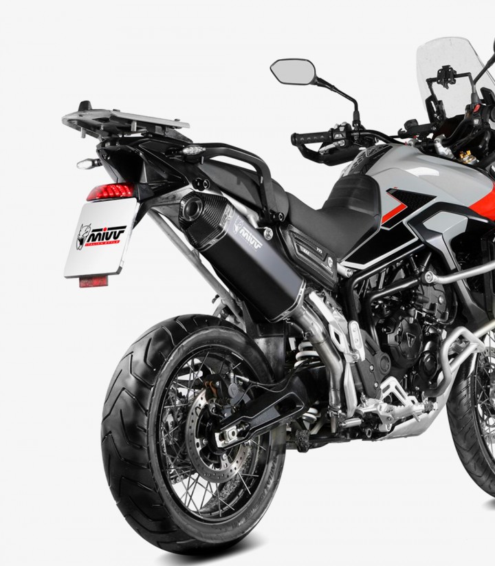 Escape MIVV Speed Edge Negro para Triumph Tiger 900 / GT / Pro / Rally (24-25) T.028.LRB