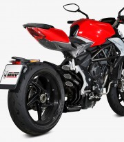 Escape MIVV Speed Edge Negro para MV Agusta Brutale 800 / RR / Dragster RR (17-25) V.003.LHB