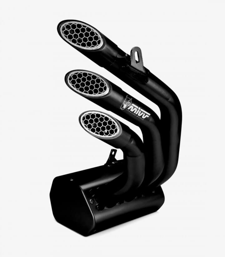MIVV Speed Edge Auspuff Schwarz für MV Agusta Brutale 800 (17-25) V.003.LHB