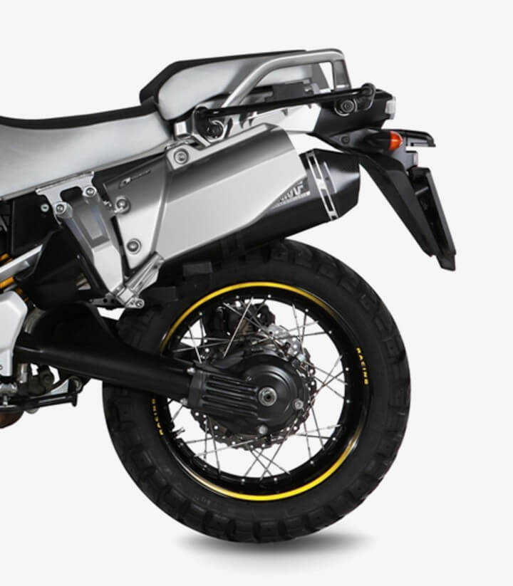 MIVV Speed Edge Auspuff Schwarz für Yamaha XT 1200 Z Super Tenere (10-21) Y.034.LRB