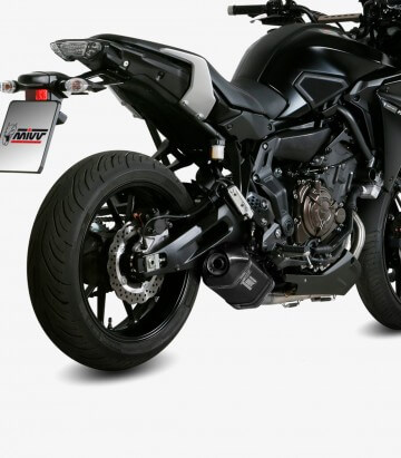 MIVV Speed Edge Auspuff Schwarz für Yamaha Tracer 7 (16-24) Y.058.LRB