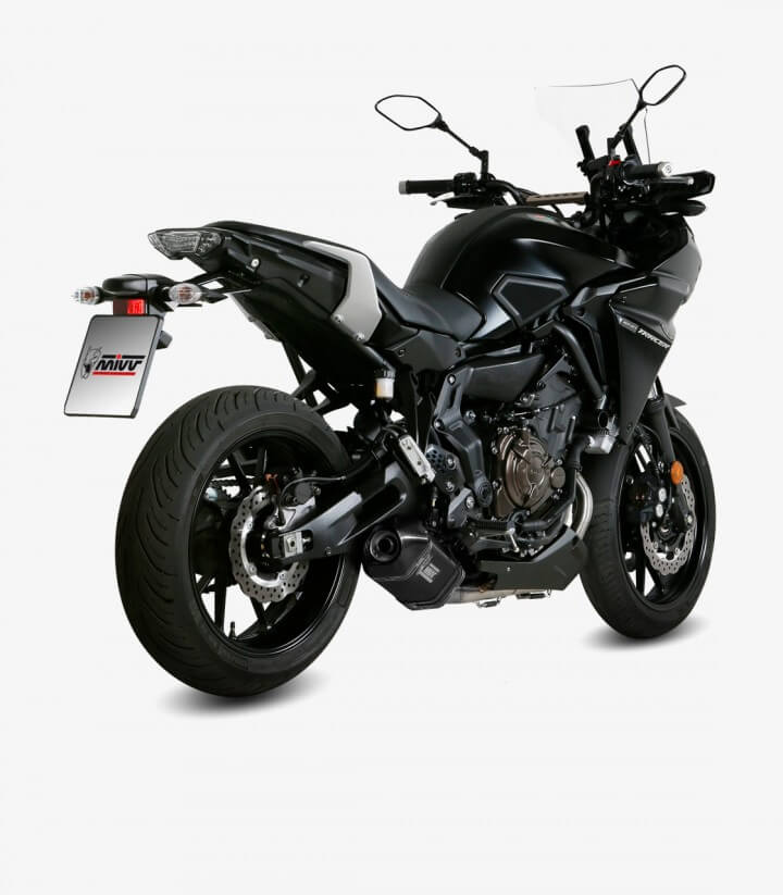 MIVV Speed Edge Auspuff Schwarz für Yamaha Tracer 7 (16-24) Y.058.LRB