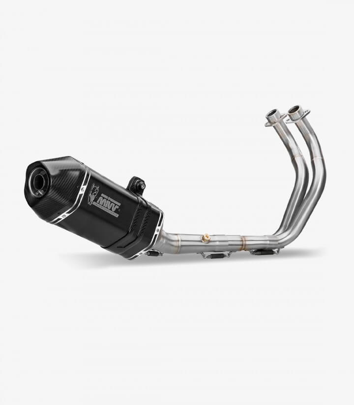 MIVV Speed Edge Auspuff Schwarz für Yamaha Tracer 7 (16-24) Y.058.LRB
