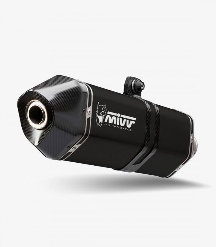 MIVV Speed Edge Auspuff Schwarz für Suzuki V-Strom 1000/800 SE/800DE (23-26) S.061.LRB