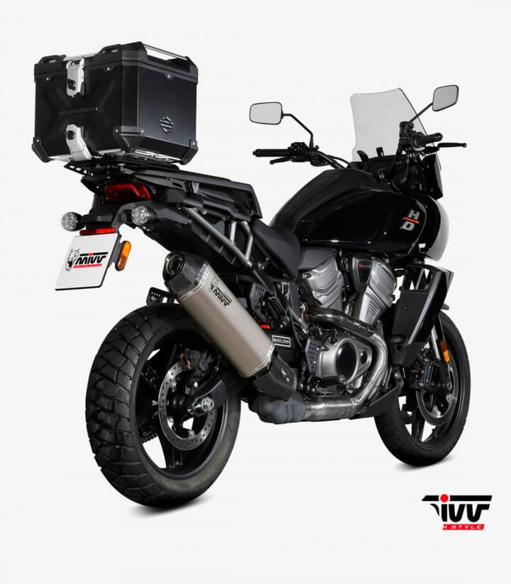 Escape MIVV Speed Edge Titanio para Harley Davidson Pan America 1250 / Special (21-25) HD.003.LRT
