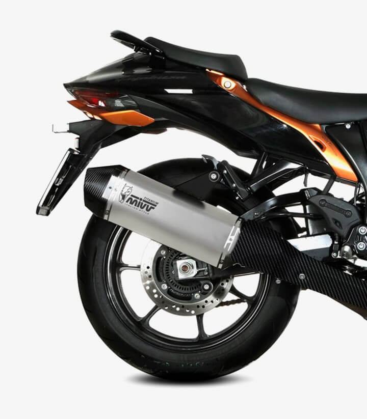 MIVV Speed Edge Auspuff Titan für Suzuki GSX-R 1300 Hayabusa (21-26) S.060.LRT