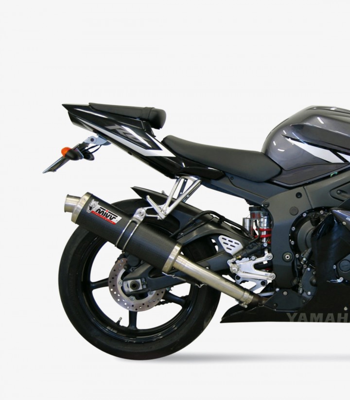 Escape MIVV Oval Carbono para Yamaha YZF R6 (03-05) Y.013.L3 