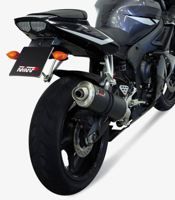 Escape MIVV Oval Carbono para Yamaha YZF R6 (03-05) Y.013.L3 