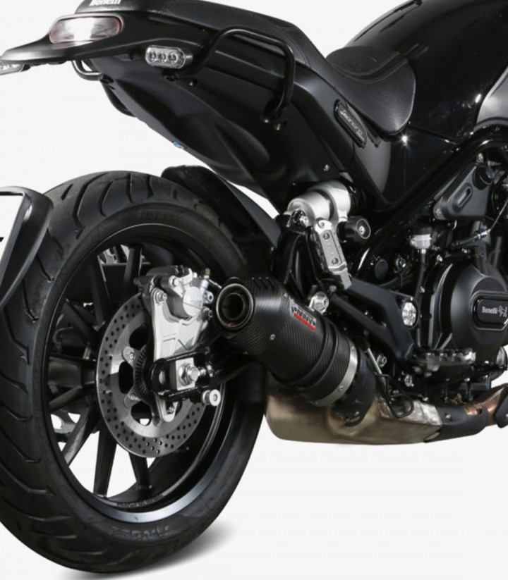 Escape MIVV Oval Carbono para Benelli Leoncino 500 (17-25) E.002.L3C 