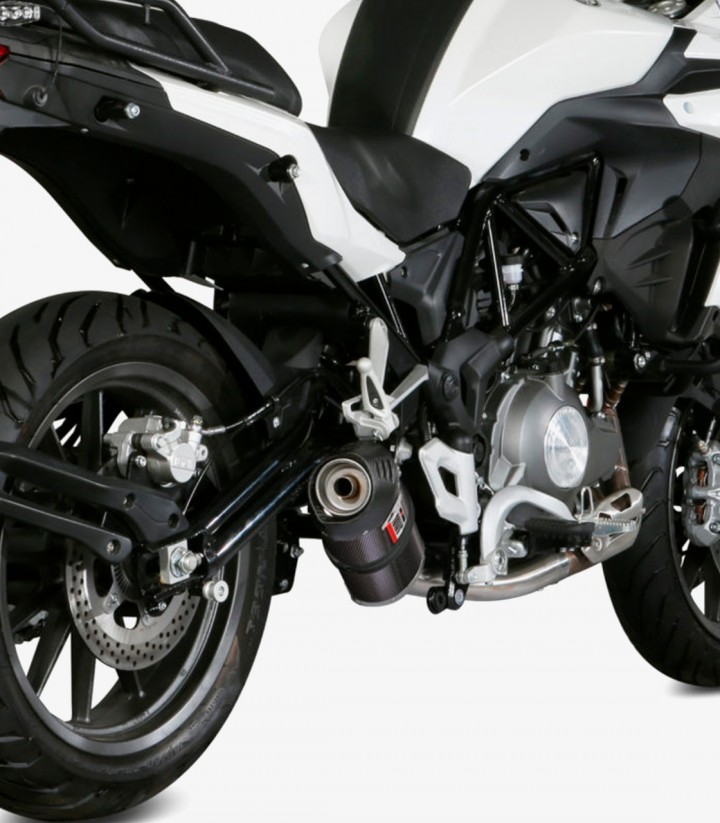 Escape MIVV Oval Carbono para Benelli TRK 502 (17-25) E.003.L3C 