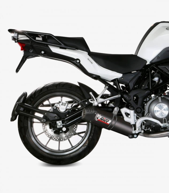 Auspuff MIVV Oval Carbon für Benelli TRK 502 (17-25) E.003.L3C