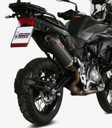 Auspuff MIVV Oval Carbon für Benelli TRK 502 X (18-26) E.004.LEC
