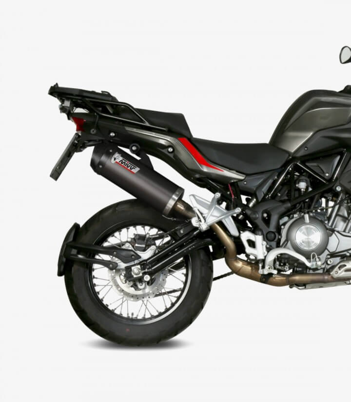 Auspuff MIVV Oval Carbon für Benelli TRK 502 X (18-26) E.004.LEC