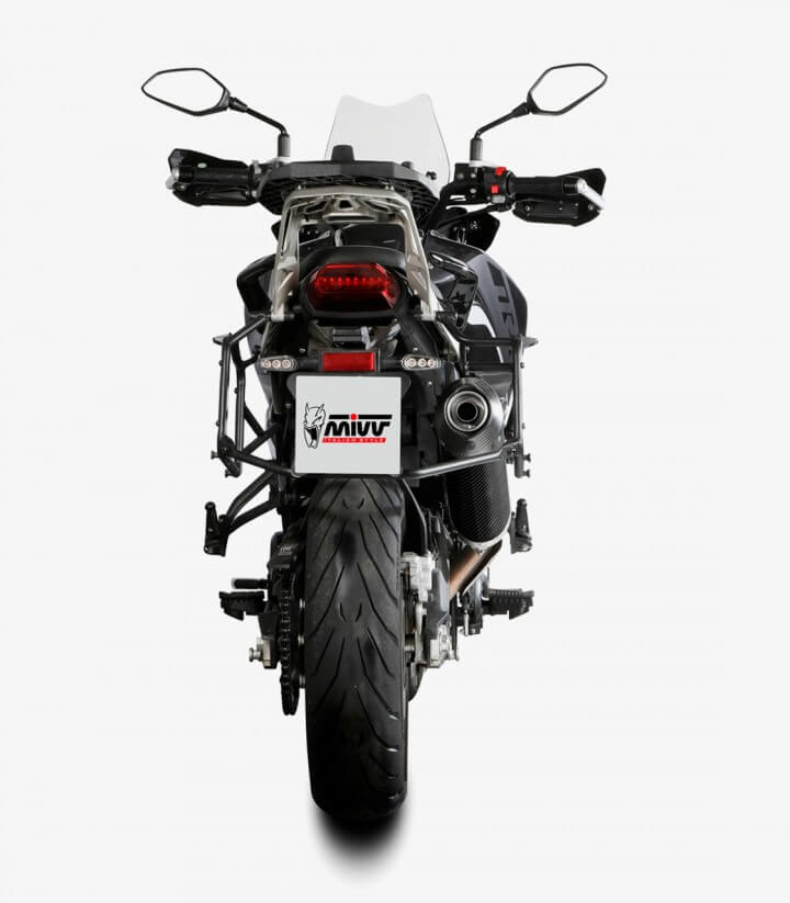 MIVV Oval Exhaust Carbon for Benelli TRK 702 / X (23-25) E.012.LEC