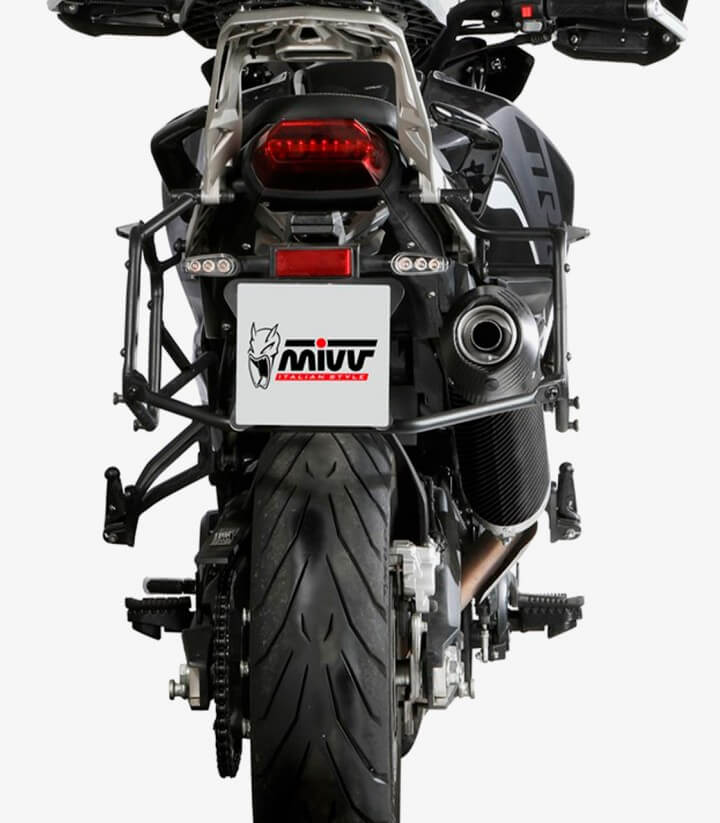 Auspuff MIVV Oval Carbon für Benelli TRK 702X (23-26) E.012.LEC