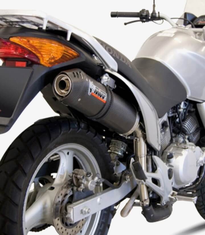 Auspuff MIVV Oval Carbon für Honda XL 125 Varadero (07-11) H.044.L3C