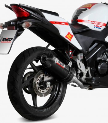 Auspuff MIVV Oval Carbon für Honda CBR 125 R (11-16) H.060.L3C