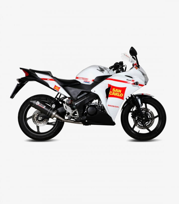 Auspuff MIVV Oval Carbon für Honda CBR 125 R (11-16) H.060.L3C