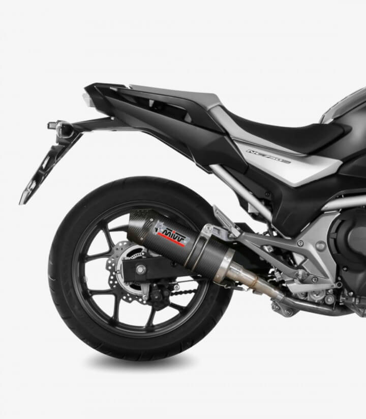 Auspuff MIVV Oval Carbon für Honda Integra/NC 750 Integra (16-20), NC700X/750S/750X (16-22) H.065.L3C