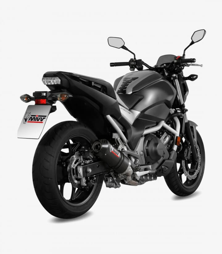 Auspuff MIVV Oval Carbon für Honda Integra/NC 750 Integra (16-20), NC700X/750S/750X (16-22) H.065.L3C